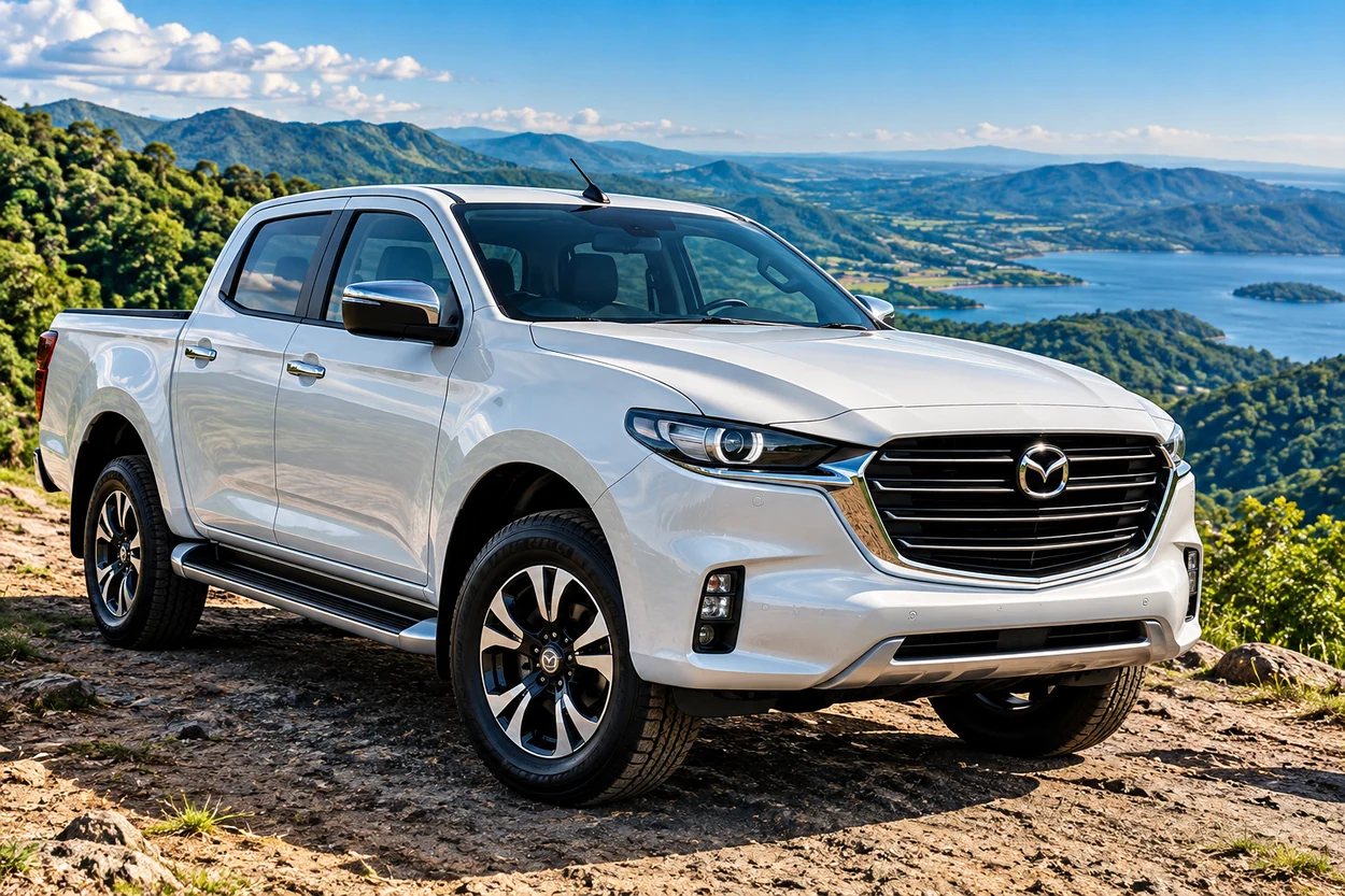 Imagen ilustrativa generada digitalmente del Mazda BT-50 2024