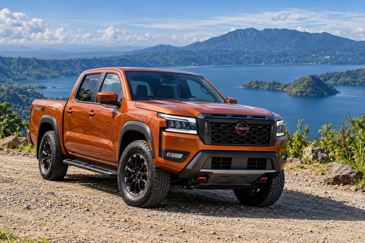 Imagen ilustrativa generada digitalmente del Nissan Frontier 2025